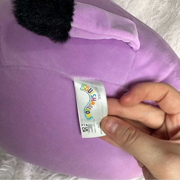 Squishmallows Alexie the Purple Cow - Picture 5 of 5